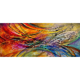 Full Large Diamond Painting kit - Abstract feathers
