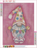 Full Diamond Painting kit - Christmas gnome for Easter