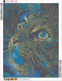 Full Diamond Painting kit - Cat