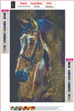 Full Diamond Painting kit - Horse