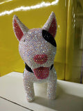 20cm high DIY Bull Terrier dog (with glue tools)