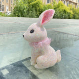 22cm high DIY cute rabbit (with glue tools) - Hibah-Diamond painting art studio