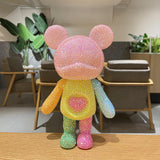 23cm&51cm high DIY Cute space bear (with glue tools) - Hibah-Diamond painting art studio