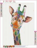 Full Diamond Painting kit - Cute giraffe