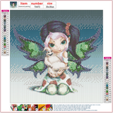 Full Diamond Painting kit - Halloween elf