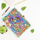 DIY Diamond Painting Notebook - Owl (No lines)