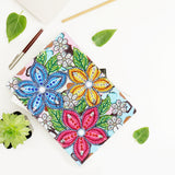 DIY Diamond Painting Notebook - Flower (No lines)