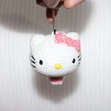 DIY Hello Kitty cat tape ruler Keychain  (with glue tools)