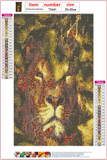 Full Diamond Painting kit - Lion