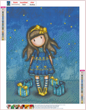 Full Diamond Painting kit - Gorjuss girl