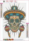 Full Diamond Painting kit - Skull