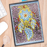 DIY Diamond Painting Notebook - Dreamcatcher (With lines)