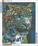 Full Diamond Painting kit - Mechanical lioness