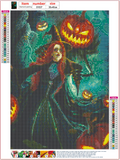 Full Diamond Painting kit - Pretty halloween woman