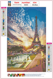 Full Diamond Painting kit - Eiffel Tower