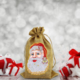 5D diamond painting Christmas decoration Linen candy bag gift bag - Hibah-Diamond painting art studio