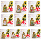 5D diamond painting Christmas decoration Linen candy bag gift bag