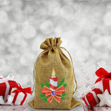 5D diamond painting Christmas decoration Linen candy bag gift bag - Hibah-Diamond painting art studio