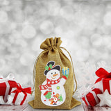 5D diamond painting Christmas decoration Linen candy bag gift bag - Hibah-Diamond painting art studio