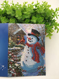 5D DIY Diamond Painting Christmas Greeting Card Xmas Gift (8 pcs) - Hibah-Diamond painting art studio