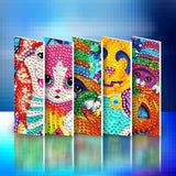 5D DIY Diamond Painting Greeting Card - Halloween (4 pcs) - Hibah-Diamond painting art studio