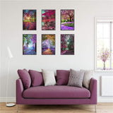 6 Pcs Sets Full Diamond Painting kit - Landscape Tree (30x40cm) - Hibah-Diamond painting art studio