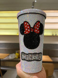 DIY Large capacity straw cup  (with glue tools)-Mickey head