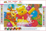 Full Diamond Painting kit - Winnie the Pooh