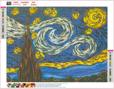 Full Diamond Painting kit - Van Gogh Starry Sky