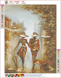 Full Diamond Painting kit - Distinguished couple