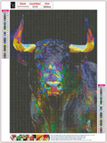 Full Diamond Painting kit - cow