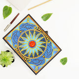 DIY Diamond Painting Notebook - Mandala (With lines)