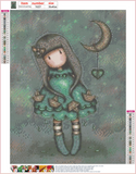 Full Diamond Painting kit - Gorjuss girl