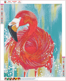 Full Diamond Painting kit - Flamingo