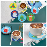 9 Pcs DIY Christmas Diamond Painting Coasters