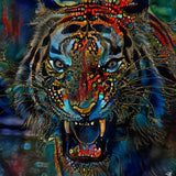 Full Diamond Painting kit - tiger