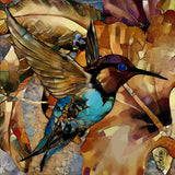Full Diamond Painting kit - Texture Hummingbird