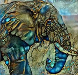 Full Diamond Painting kit - elephant