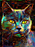 Full Diamond Painting kit - cat