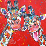 Full Diamond Painting kit - Cartoon Giraffe