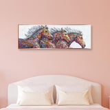 Full Large Diamond Painting kit - Galloping horses