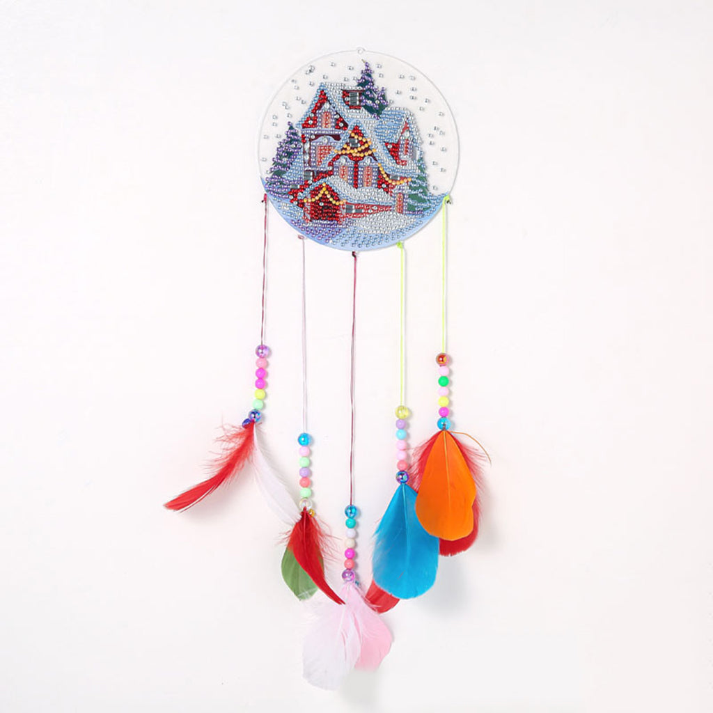 DIY Special Shaped Crystal Diamond Painting Kit Wind Chimes