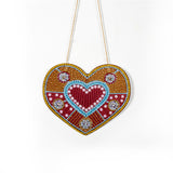 DIY Diamond painting pendant - Heart