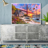 Full Diamond Painting kit - Jumbo Golden Gate Bridge, San Francisco