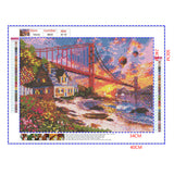 Full Diamond Painting kit - Jumbo Golden Gate Bridge, San Francisco