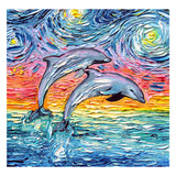 Full Diamond Painting kit - Jumping dolphins