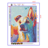 Full Diamond Painting kit - Watercolor dog