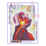 Full Diamond Painting kit - Colorful Dog