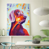 Full Diamond Painting kit - Colorful Dog