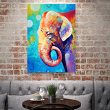 Full Diamond Painting kit - Watercolor elephant